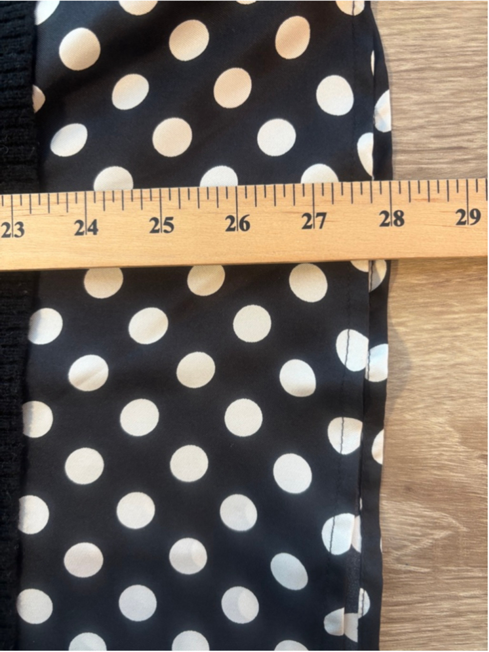 Kate Spade Imagination Sweater Mock Neck Button Shoulder Polka Dot Wool Silk L - Picture 10 of 12